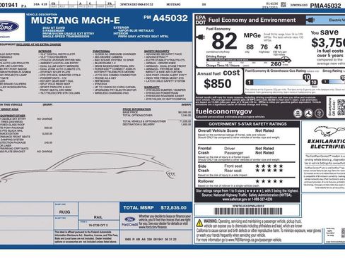 Used 2023 Ford Mustang Mach-E GT w/ GT Performance Edition AWD/4WD image 5