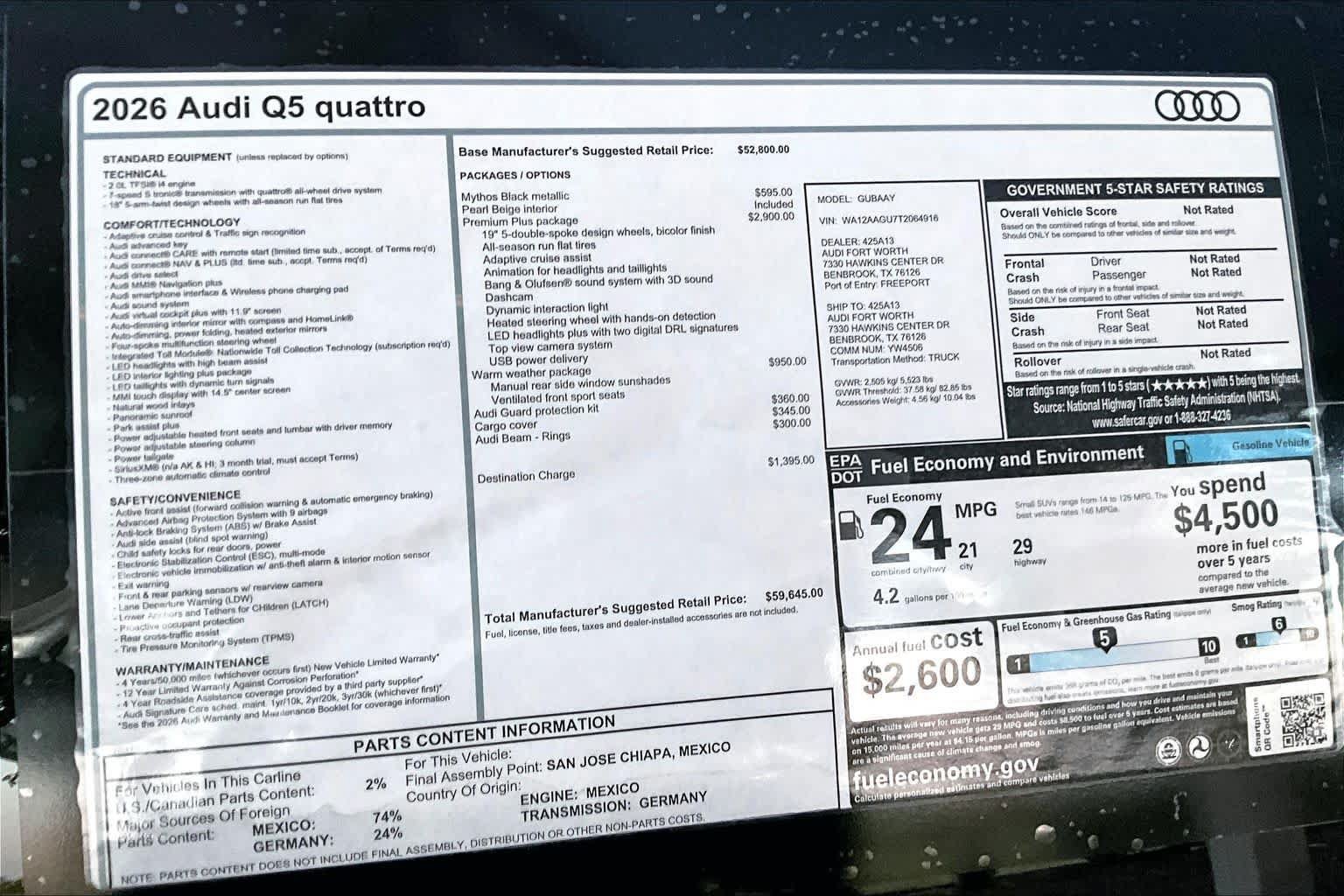 New 2026 Audi Q5 Premium Plus AWD/4WD image 19