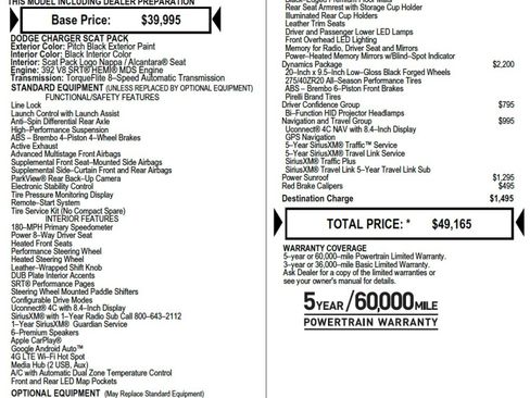 Used 2019 Dodge Charger Scat Pack w/ Dynamics Package image 7