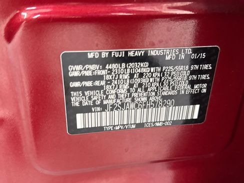 Used 2015 Subaru Forester 2.5i Touring w/ Eyesight & Navigation System AWD/4WD image 27