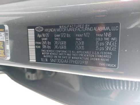 Used 2023 Hyundai Santa Cruz SEL Premium AWD/4WD image 38