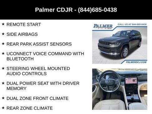 Certified 2023 Jeep Grand Cherokee L Limited w/ Trailer Tow Group (B) RWD image 18