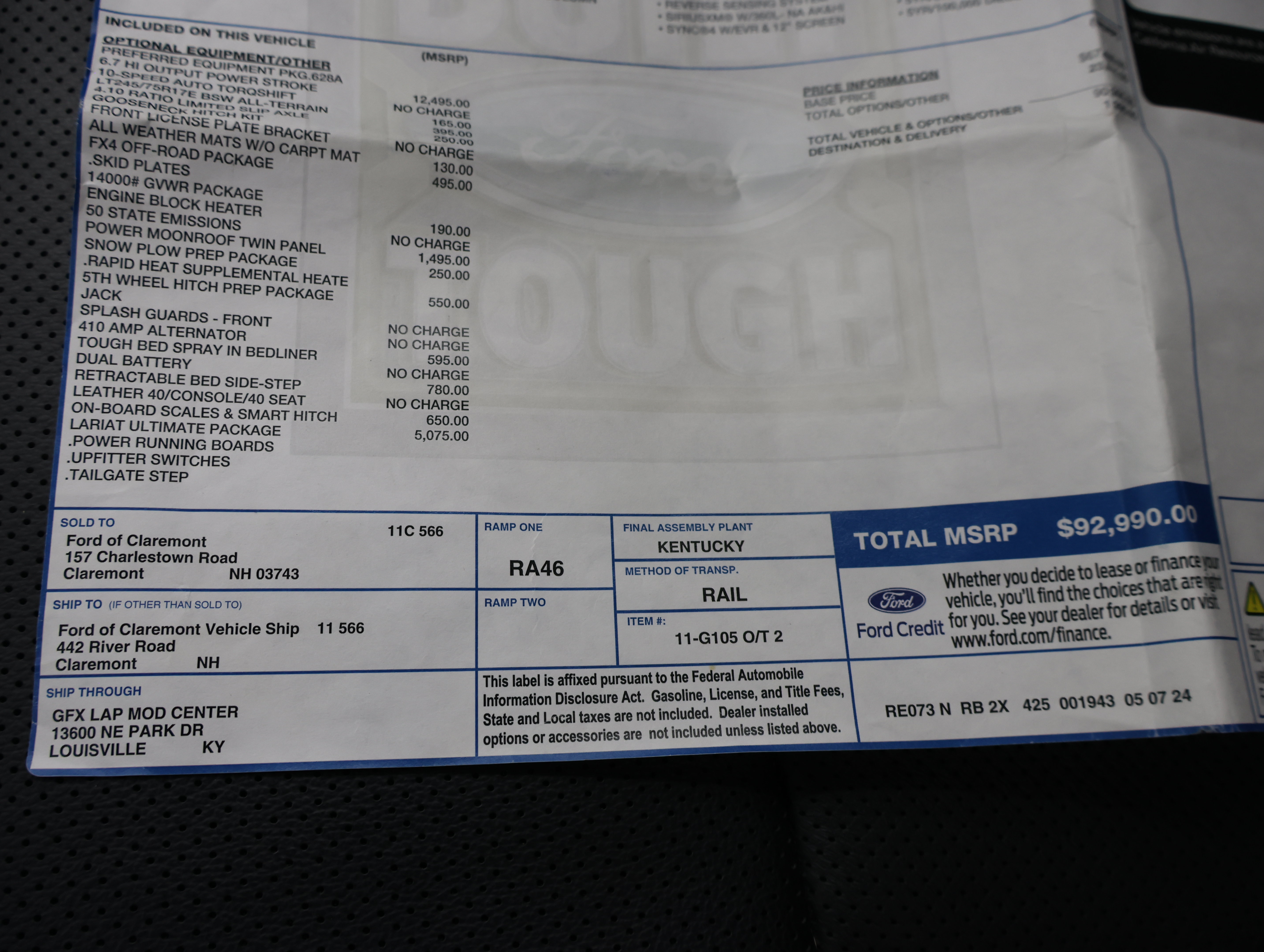 Used 2024 Ford F350 Lariat w/ Lariat Ultimate Package AWD/4WD image 69