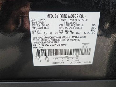 Used 2019 Ford Explorer XLT w/ Equipment Group 201A FWD image 25