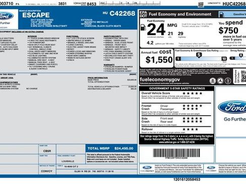 Used 2017 Ford Escape S FWD image 4
