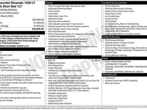 Used 2020 Chevrolet Silverado 1500 LT AWD/4WD image 2