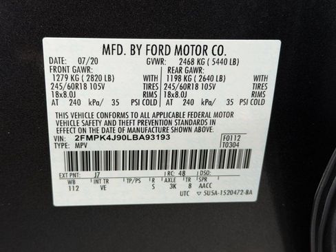 Used 2020 Ford Edge SEL w/ Convenience Package AWD/4WD image 24