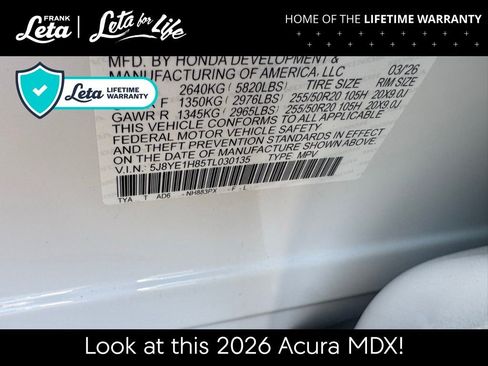 New 2026 Acura MDX w/ Advance Package AWD/4WD image 28