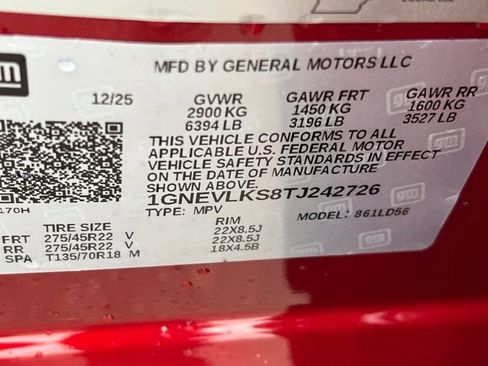 New 2026 Chevrolet Traverse RS image 24