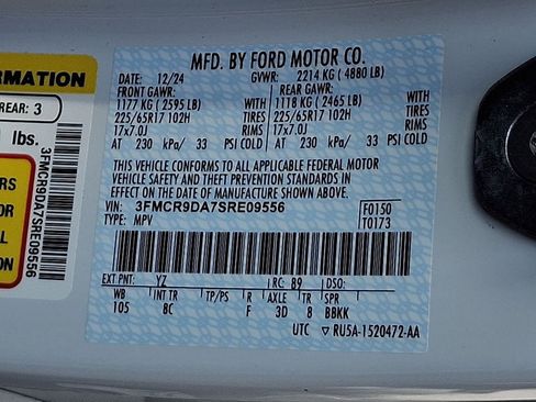 Used 2025 Ford Bronco Sport Badlands w/ Badlands Tech Package AWD/4WD image 28