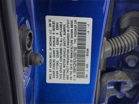 Certified 2020 Honda Civic LX image 29