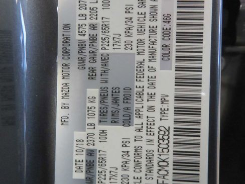 Used 2019 MAZDA CX-5 Touring image 69