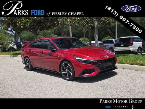 Used 2021 Hyundai Elantra N Line FWD image 1