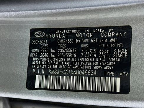 Certified 2022 Hyundai Tucson SEL w/ Cargo Package image 36