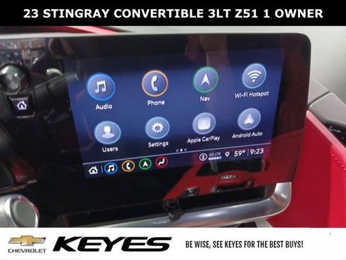 Used 2023 Chevrolet Corvette Stingray Premium Conv w/ Z51 Performance Package RWD image 20