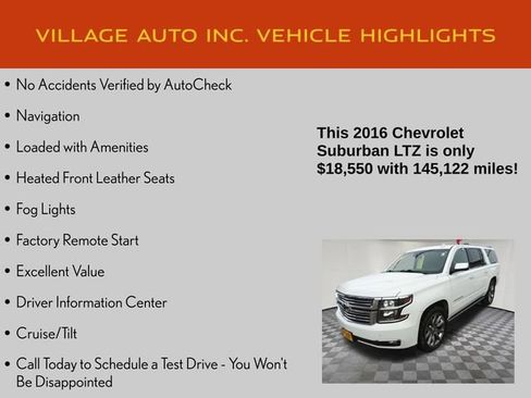 Used 2016 Chevrolet Suburban LTZ image 14