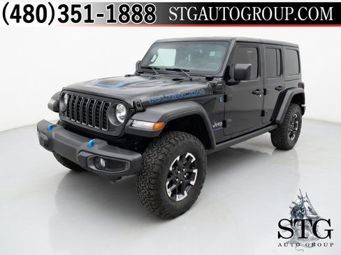 Used 2024 Jeep Wrangler Unlimited Rubicon 4xe w/ Safety Group AWD/4WD image 1