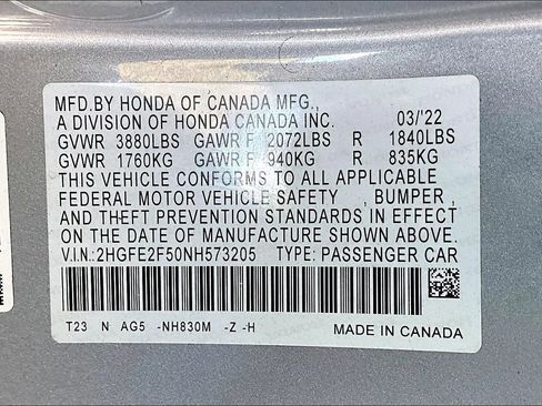 Used 2022 Honda Civic Sport image 16