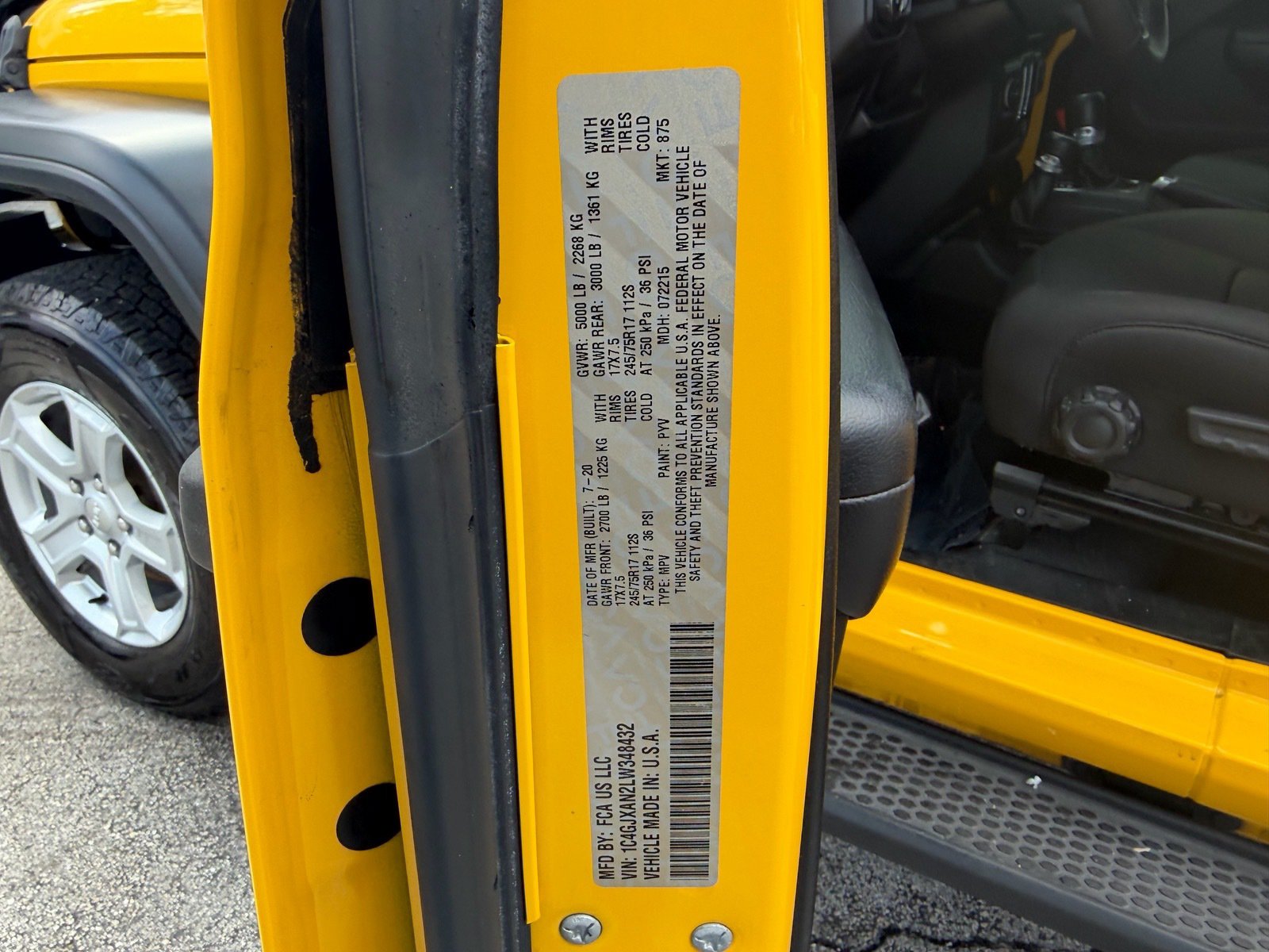 Used 2020 Jeep Wrangler Sport AWD/4WD image 18
