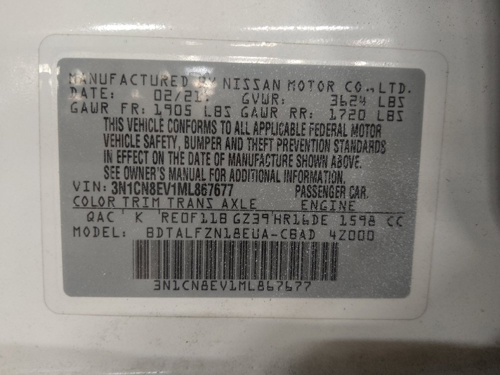 Used 2021 Nissan Versa SV FWD image 33
