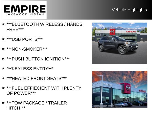 Used 2018 Jeep Grand Cherokee Overland AWD/4WD image 2