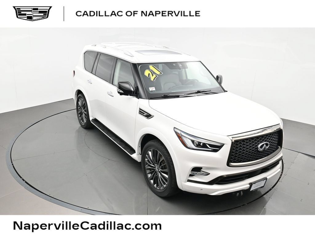 Used 2021 INFINITI QX80 Premium Select w/ Cargo Package AWD/4WD image 1