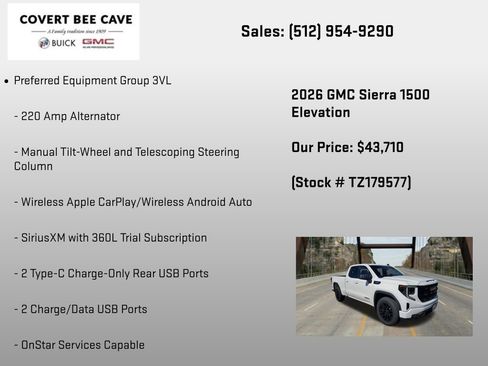 New 2026 GMC Sierra 1500 Elevation AWD/4WD image 18