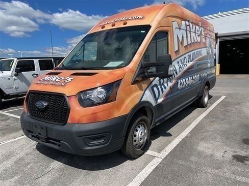 Used 2021 Ford Transit 350 148 High Roof Extended DRW w/ Load Area Protection Package RWD image 13