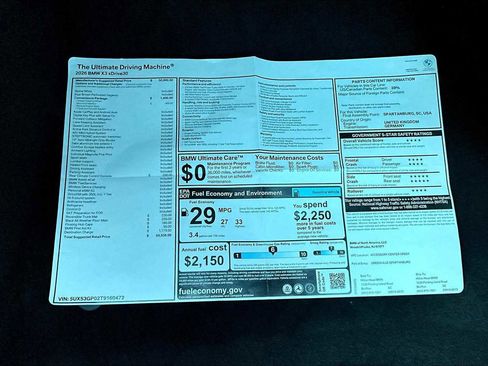 New 2026 BMW X3 xDrive30 w/ Convenience Package image 18