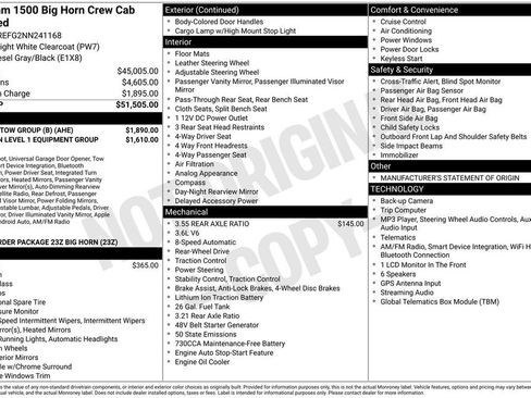 Used 2022 RAM 1500 Big Horn w/ Trailer Tow Group (B) RWD image 27