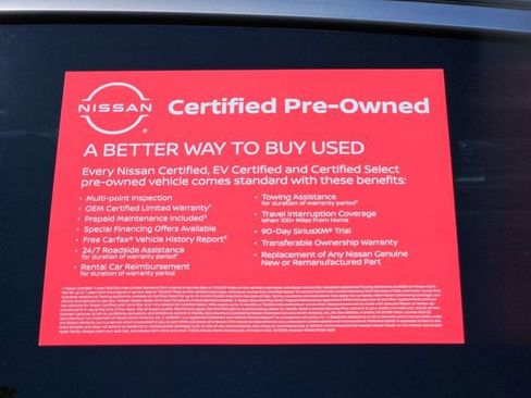 Certified 2026 Nissan Sentra SV w/ Floor Mat Package FWD image 4