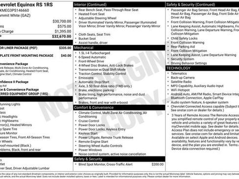 Certified 2023 Chevrolet Equinox RS w/ LPO, Floor Liner Package FWD image 26