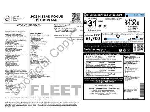 Certified 2025 Nissan Rogue Platinum image 9
