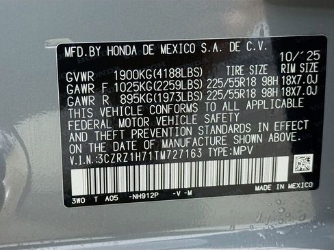 New 2026 Honda HR-V EX-L image 31