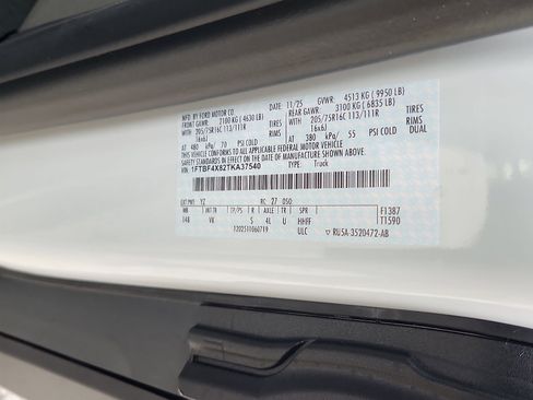 New 2026 Ford Transit 350 148 High Roof Extended DRW w/ Load Area Protection Package image 15