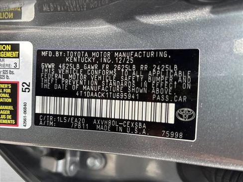 Used 2026 Toyota Camry SE w/ Convenience Package FWD image 28