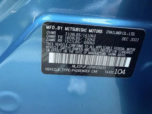 Used 2023 Mitsubishi Mirage G4 ES image 36