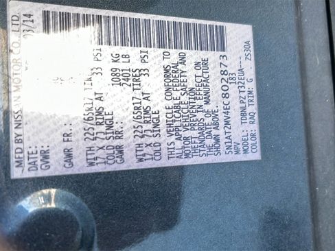 Used 2014 Nissan Rogue S image 12