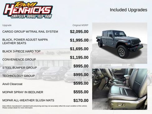 Used 2025 Jeep Gladiator Rubicon AWD/4WD image 8