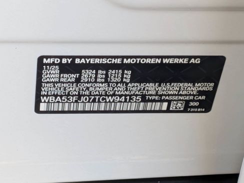 New 2026 BMW 530i xDrive w/ M Sport Package image 40