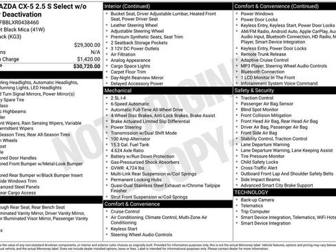 Used 2024 MAZDA CX-5 AWD 2.5 S w/ Select Package image 17