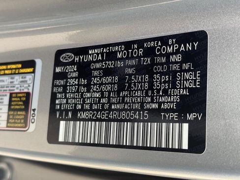 Used 2024 Hyundai Palisade SEL FWD image 28