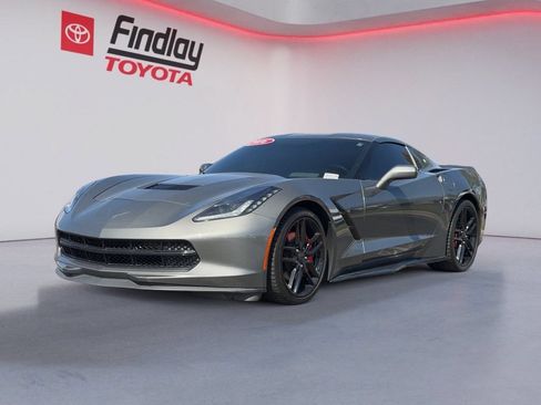 Used 2016 Chevrolet Corvette Stingray Coupe w/ Carbon Flash Badge Package RWD image 1