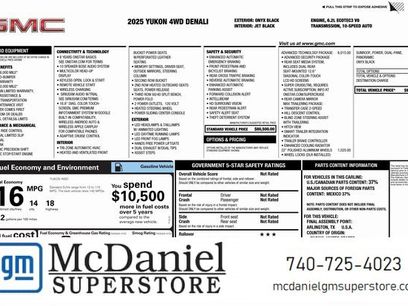Used 2025 GMC Yukon Denali w/ Advanced Technology Package