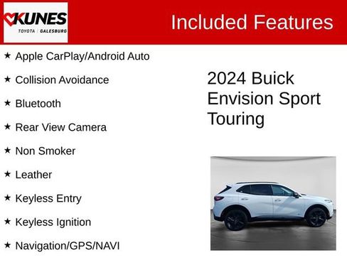 Used 2024 Buick Envision Sport Touring AWD/4WD image 2