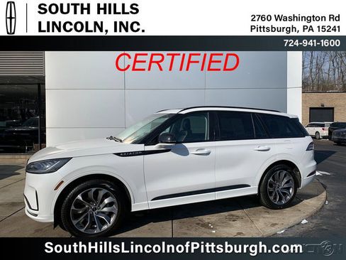 Certified 2025 Lincoln Aviator AWD w/ Jet Appearance Package image 1