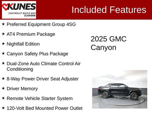 Used 2025 GMC Canyon AT4 w/ Nightfall Edition AWD/4WD image 2