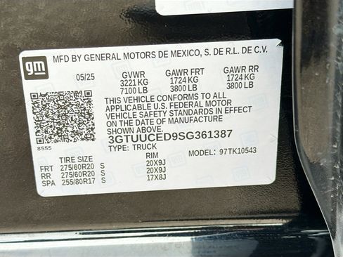 Used 2025 GMC Sierra 1500 Elevation w/ Elevation Premium Package image 42