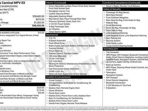 Used 2023 Kia Carnival EX FWD image 3