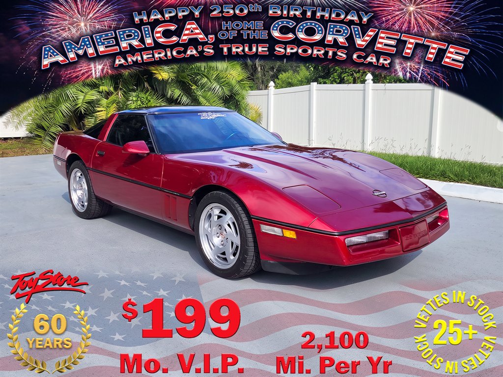 Used 1990 Chevrolet Corvette Coupe RWD image 1